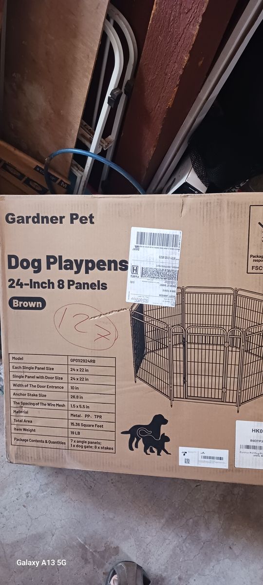 24 Inch High Decorative Outdoor Dog Fence NIB