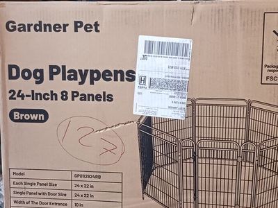 24 Inch High Decorative Outdoor Dog Fence NIB
