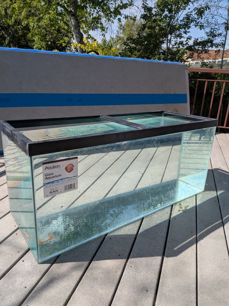 Aqueon 20 Gallon Black Frame Glass Aquarium Fish Tank Terrarium Habitat