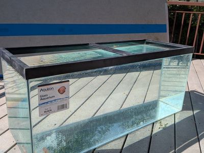 Aqueon 20 Gallon Black Frame Glass Aquarium Fish Tank Terrarium Habitat