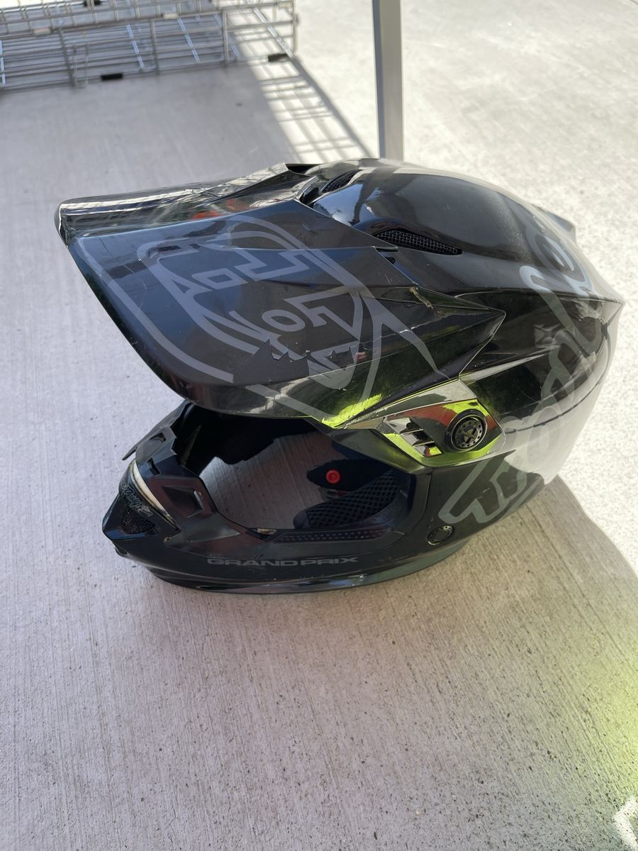 Troy Lee Designs Grand Prix Full Face Helmet - Black/Grey