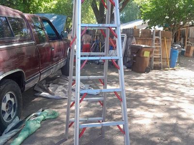 16ft 8ft a frame ladder