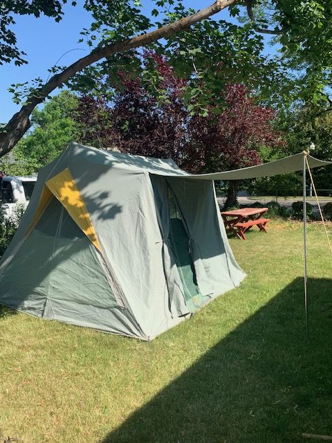 Canvas 10 x 11 ft Springbar tent