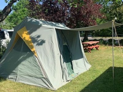 Canvas 10 x 11 ft Springbar tent