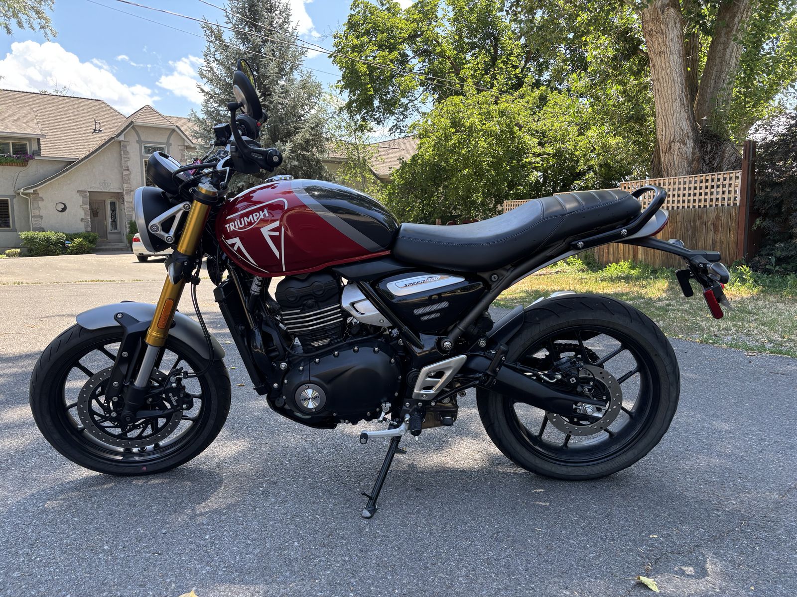 2024 Triumph Speed 400 (822 miles)