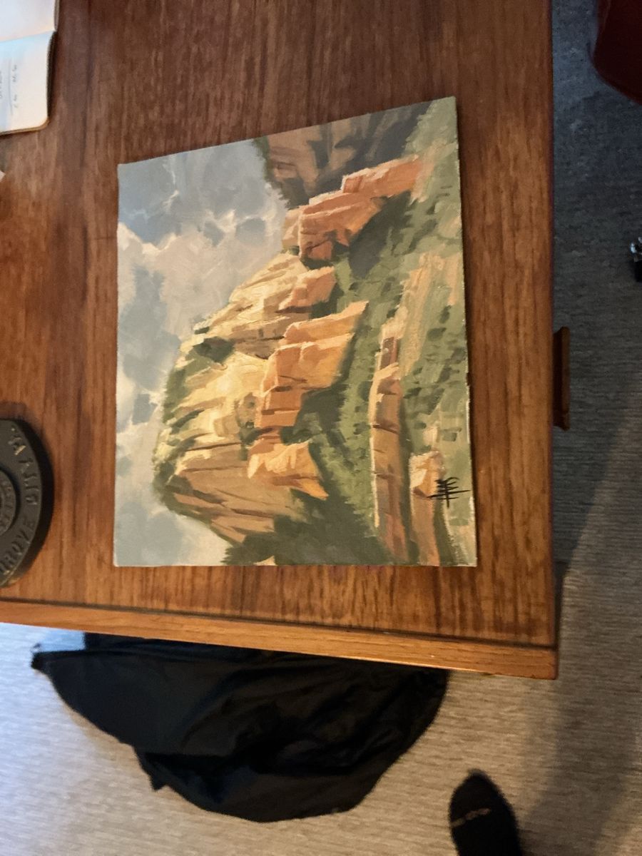 Oil on board - Sedona  - Coconino Sandstone