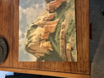 Oil on board - Sedona - Coconino Sandstone