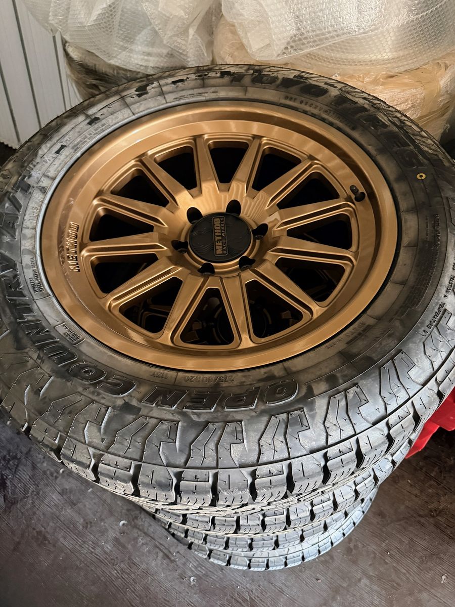 Lexus LX600, Tundra, Sequoia Method 323 Bronze 20" Wheels and tires