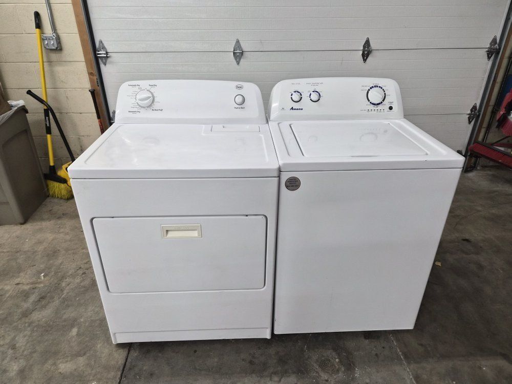 AMANA  WASHER AND ROPER   ELECTRIC DRYER FREE  DELIVERY !