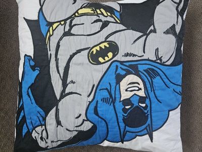 Pottery Barn DC BATMAN Pillow and Sham.
