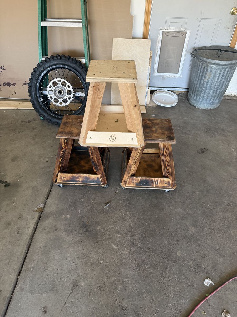 Motorcycle stand for sale.