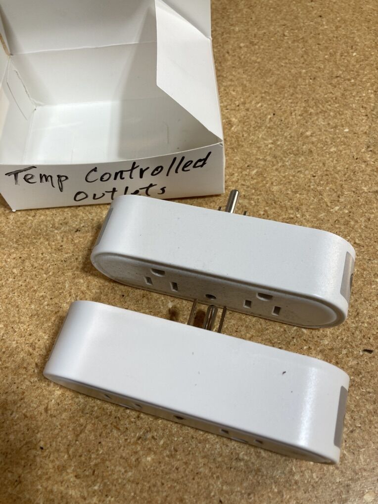 Two Thermostatically Controlled Outlets