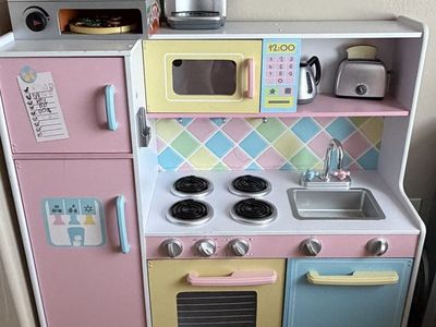 Kids play kitchen