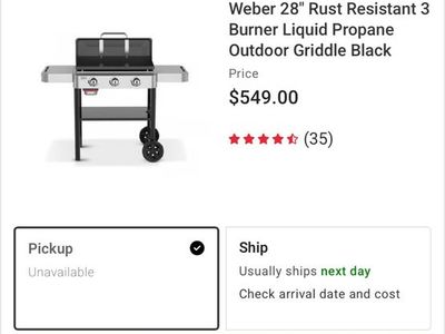 28” New-in-Box Weber BBQ only $400!