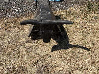 Rolling Steer Roping Dummy / Practice Bull on Wheels