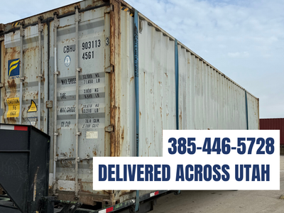 40' High Cube Shipping Container – Extra Height Storage – Available Now