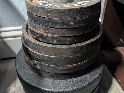 Assorted weight plates