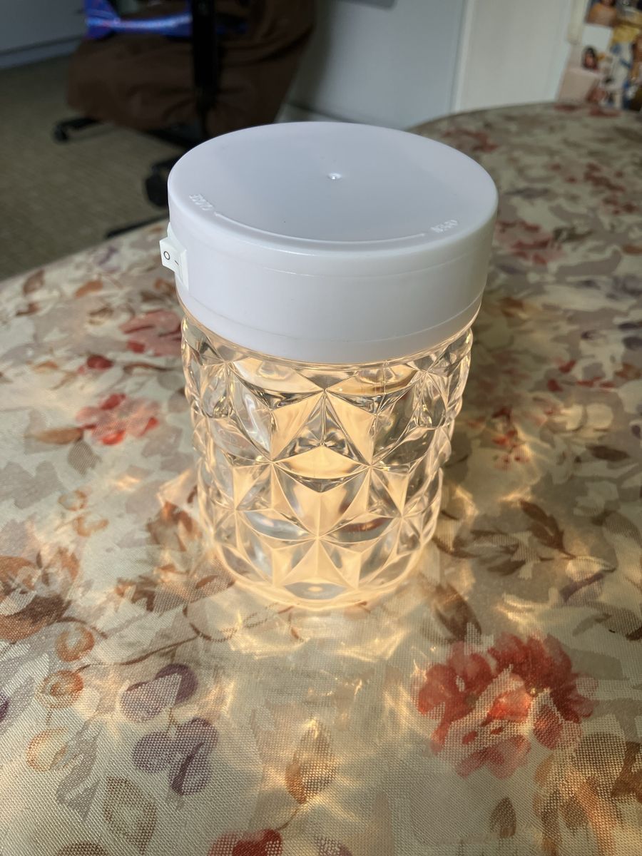 New Lighted Decor Jar Container