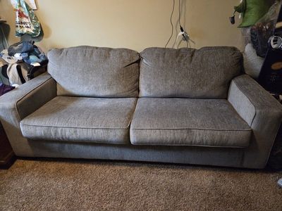 gray Fabric Sofa Bed