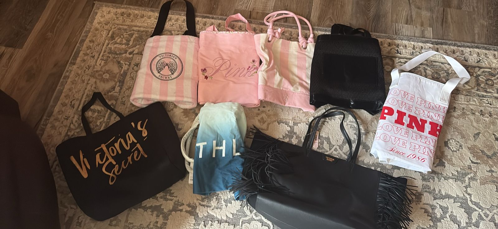 Pink bags athletic bag