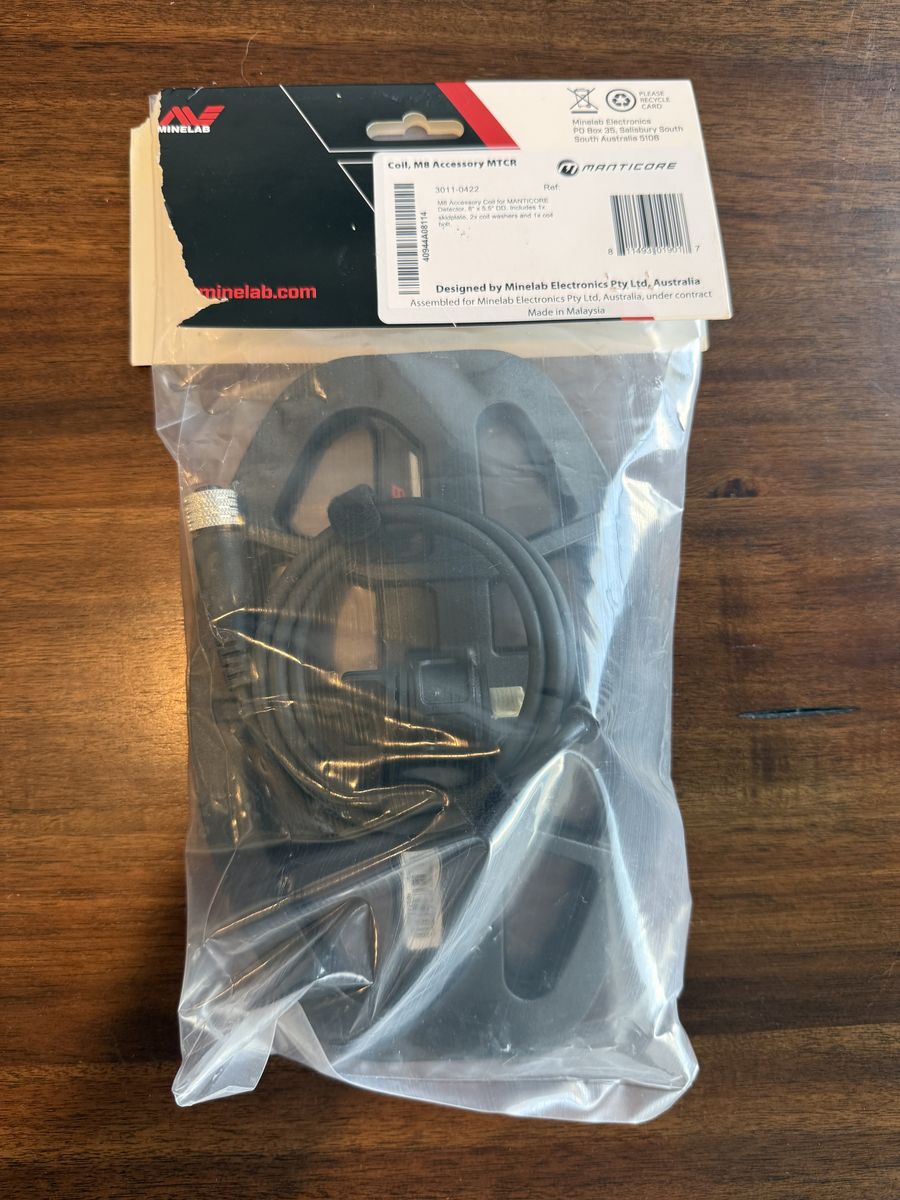 Minelab Manticore M8 Accessory Coil 8" x 5.5" DD Search Coil (3011-0422)
