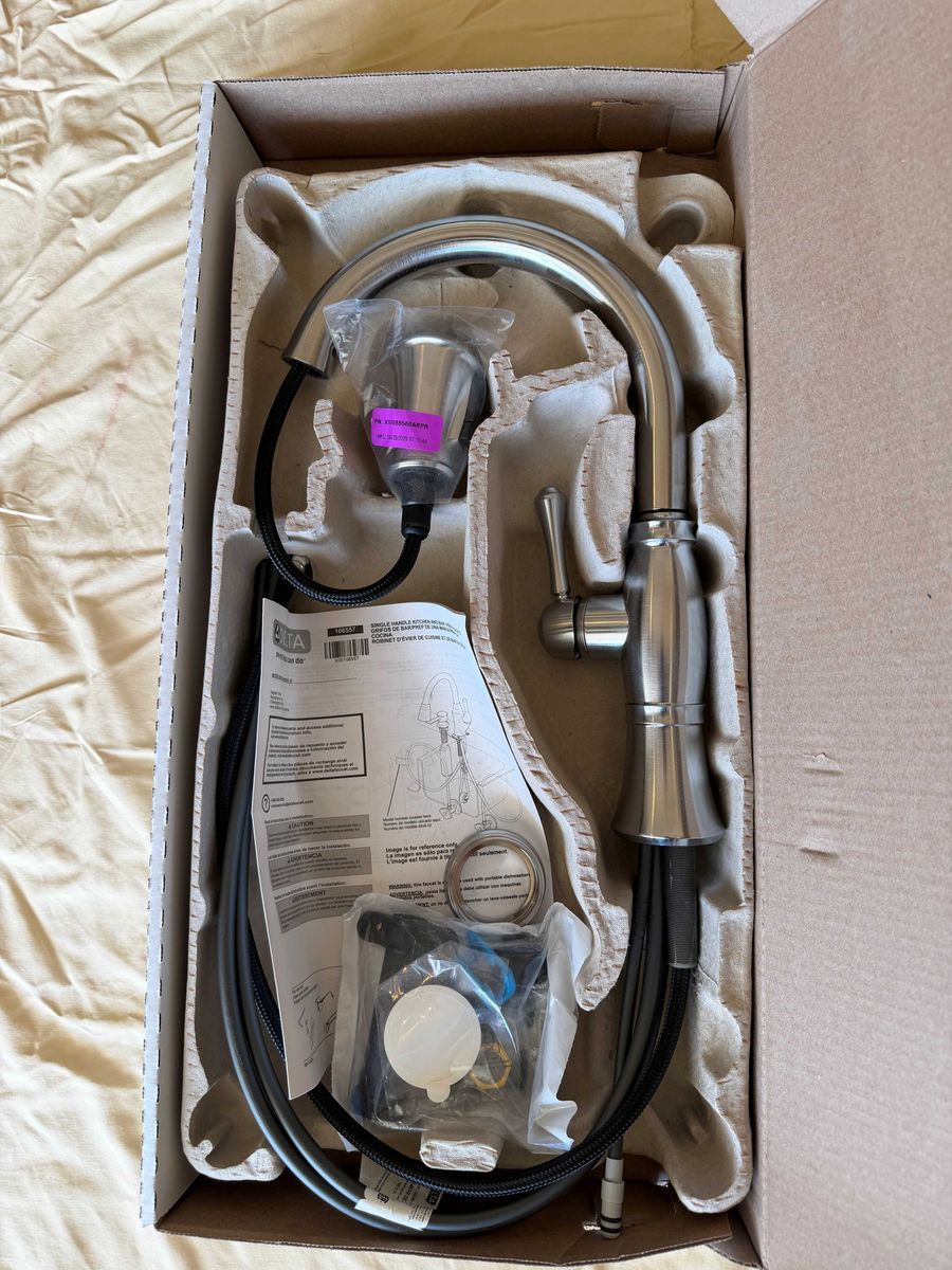 Brand New Delta Cassidy Kitchen Faucet – Lumicoat Finish – $325 OBO