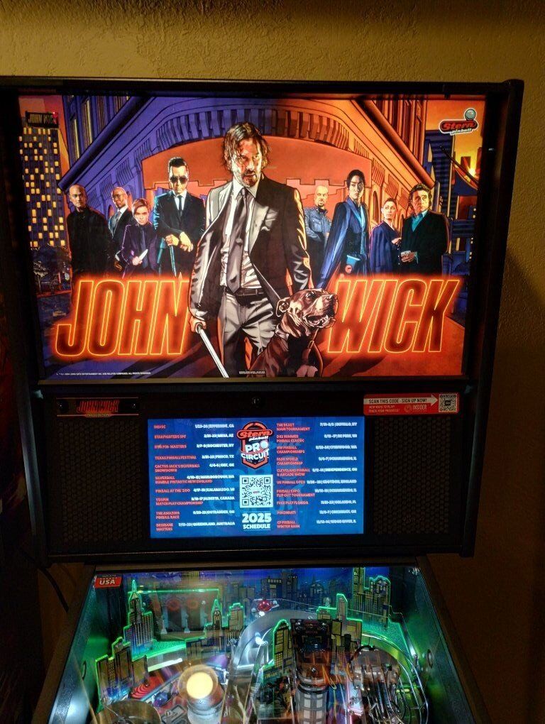 pinball machine John wick pinball