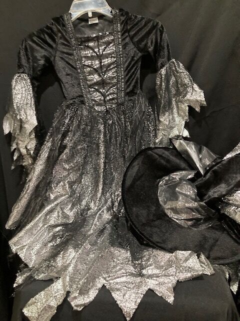 Silvery GOTHIC WITCH  w/Hat   $20 Each