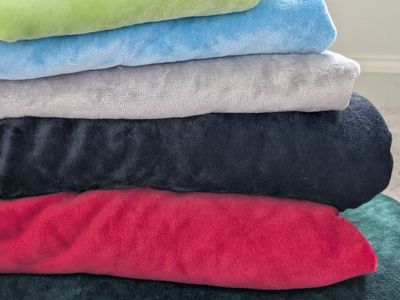 Bamboo Organic Cotton Velour fabric ~ 4 yards, super soft and cuddly, great for cloth diapers!