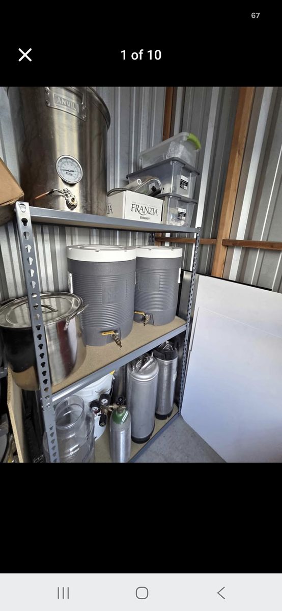 Beer brewing setup