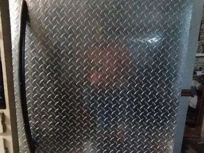 Electrolux LFFH21F7HWC Upright Freezer - 20.5 cu. ft. Frost-Free - Custom Diamond Plate Wrap
