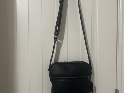 Coach leather crossbody bag