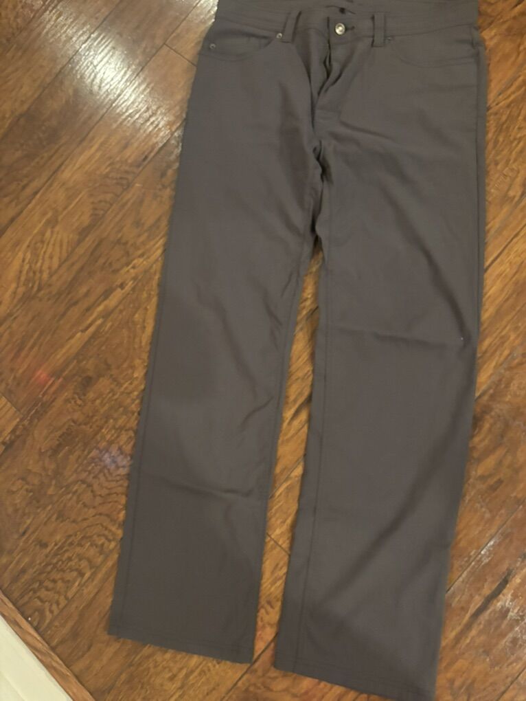 Men's PrAna Pants Size 34x32 Grey