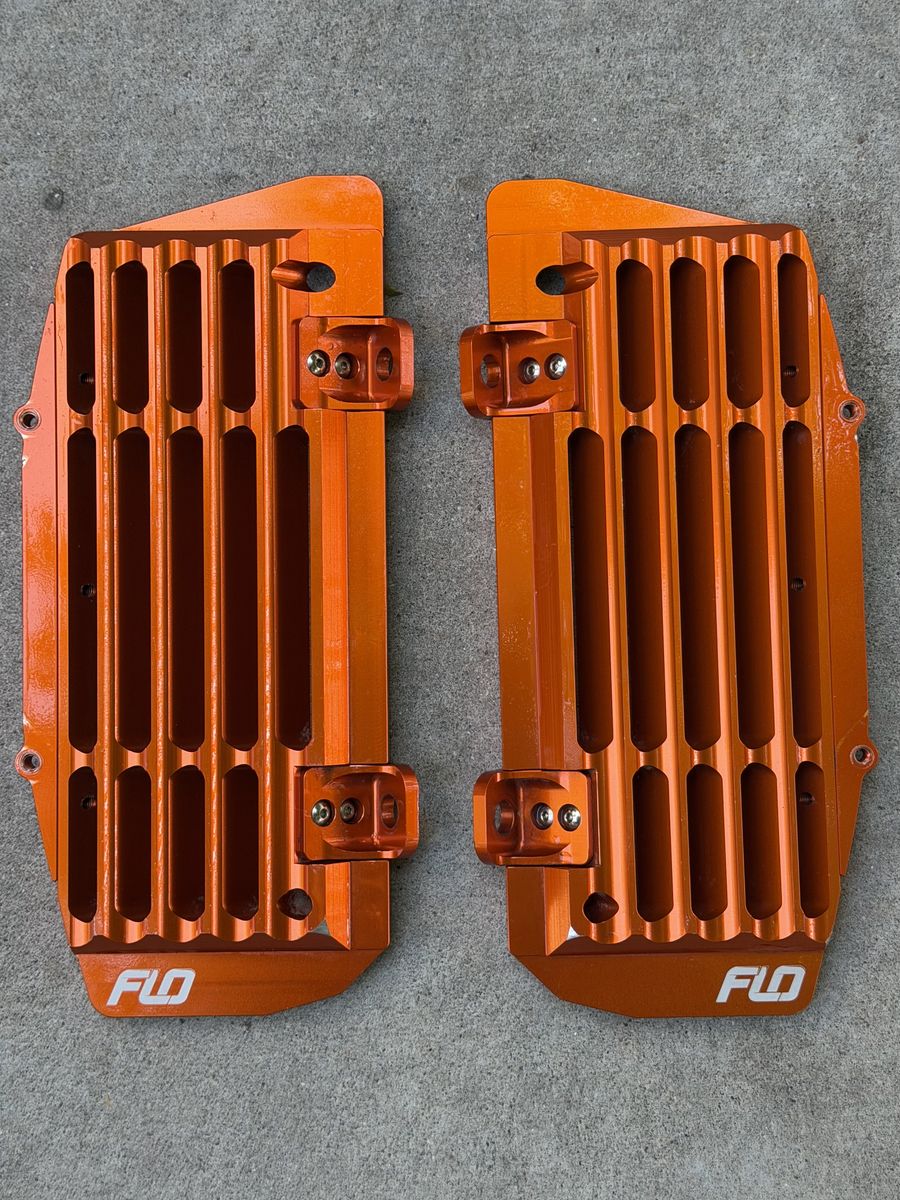 FLO Motorsports Billet Radiator Guards for KTM Husqvarna GasGas