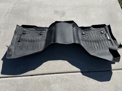 WeatherTech FloorLiners for 2019-2023 Silverado 1500 Crew Cab - Front & Rear Set (Black)