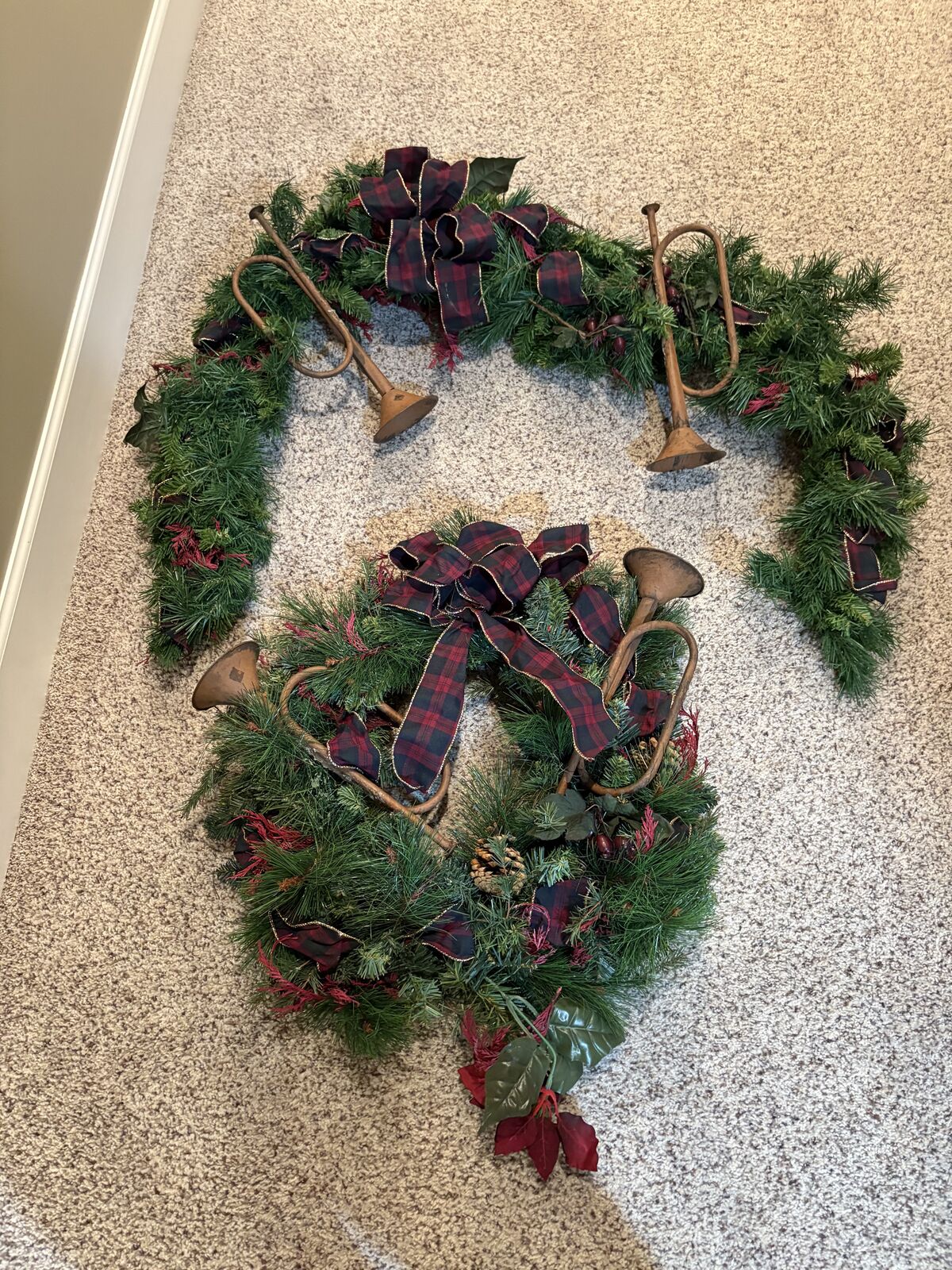 Garland and wreath