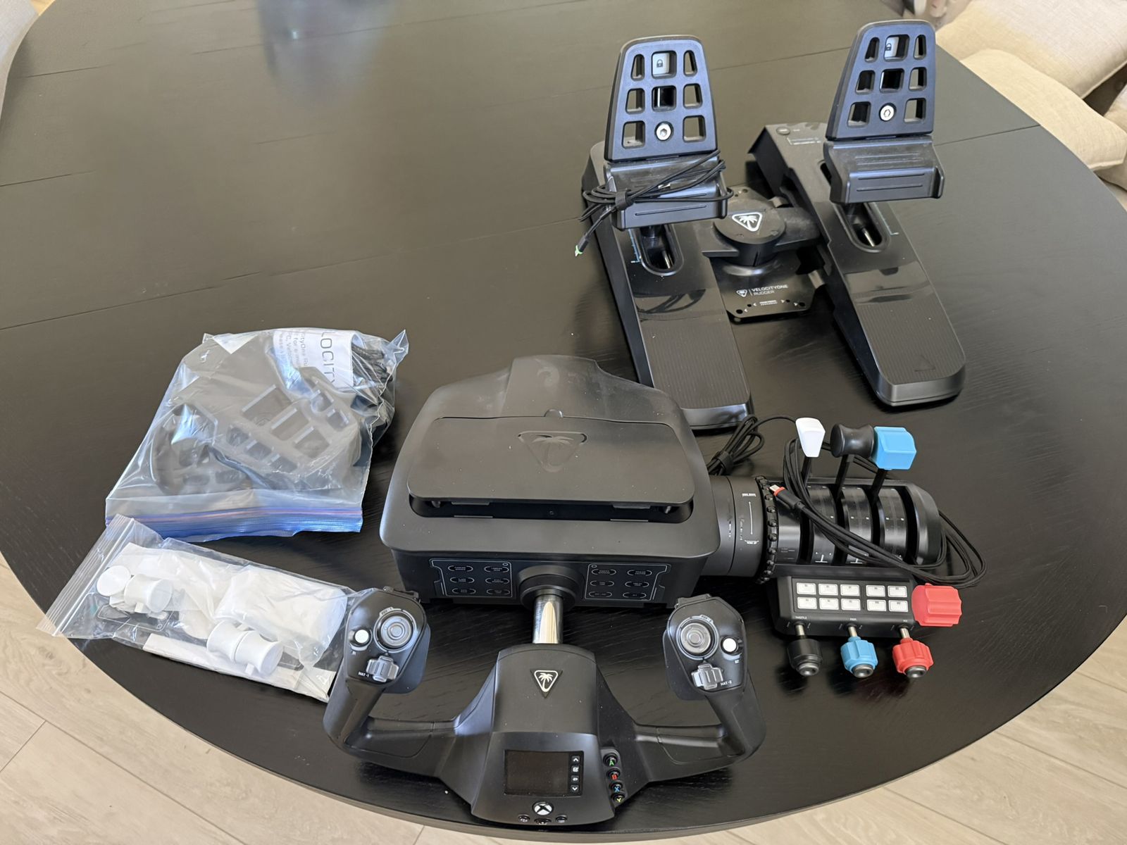 Turtle Beach VelocityOne Flight Yoke, Throttle Quadrant, and Rudder Pedals Bundle