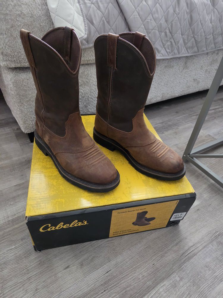 Men's Cabelas Pinedale Boots Sz 10