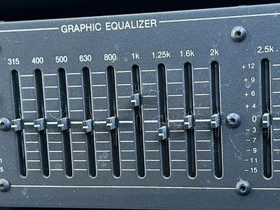 27 Bands Graphic Equalize ANALOG!!!