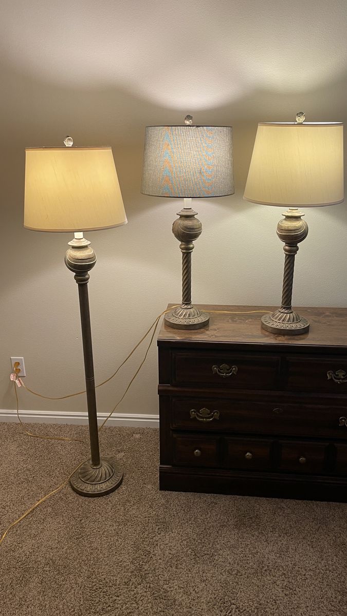 Three lamp set