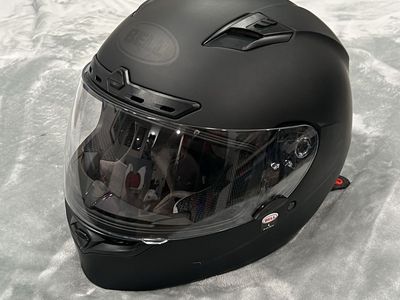 Bell Qualifier DLX - Matte Black - Size L - Motorcycle Full-Face Helmet