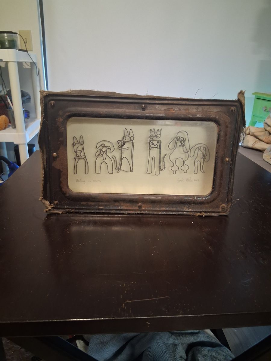 Riding in the car picture for sale $10