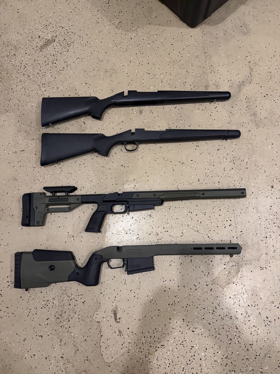 MDT Long Action Remington 700 and Ruger American Chassis and Stocks