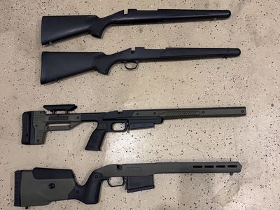 MDT Long Action Remington 700 and Ruger American Chassis and Stocks