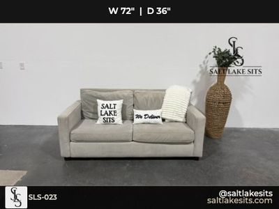 Gray Velvet Sofa Couch Delivery