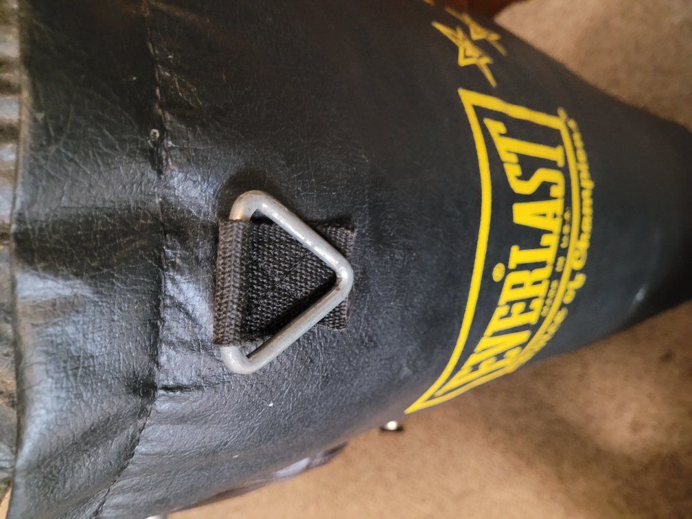 80lb Everlast punching bag w/ swivel  chain