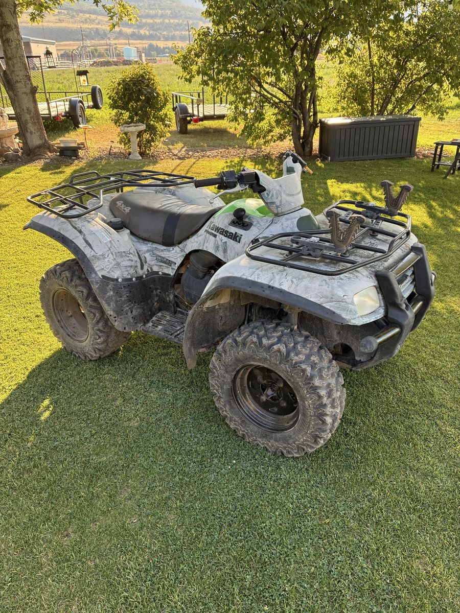 2005 Kawasaki Brute Force 700 4x4 ATV Camo - Powerful Utility Quad, Runs & Drives