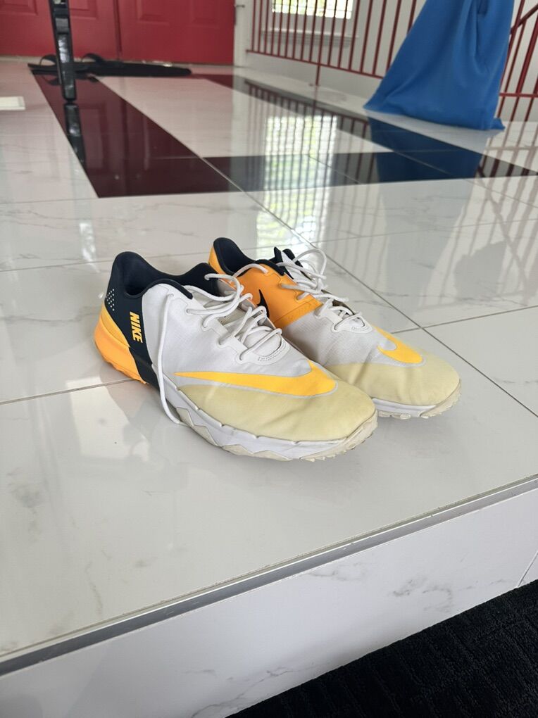 Golf Shoes Men sz 11Flex 'White Navy Laser Orange'