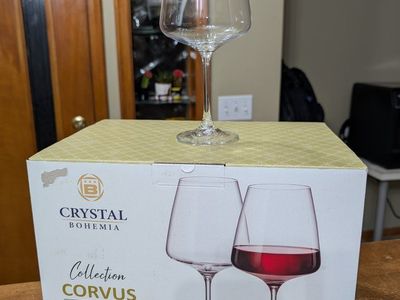 various wine & beer glass sets