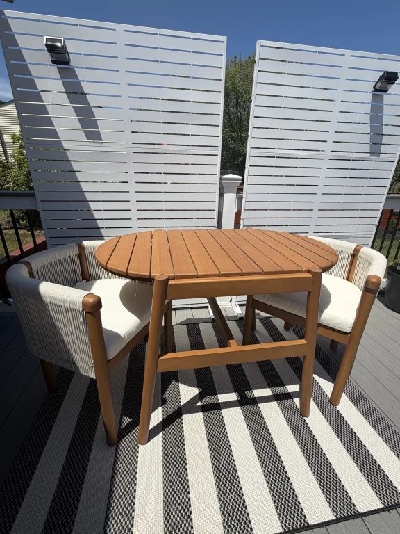 World Market outdoor dining set